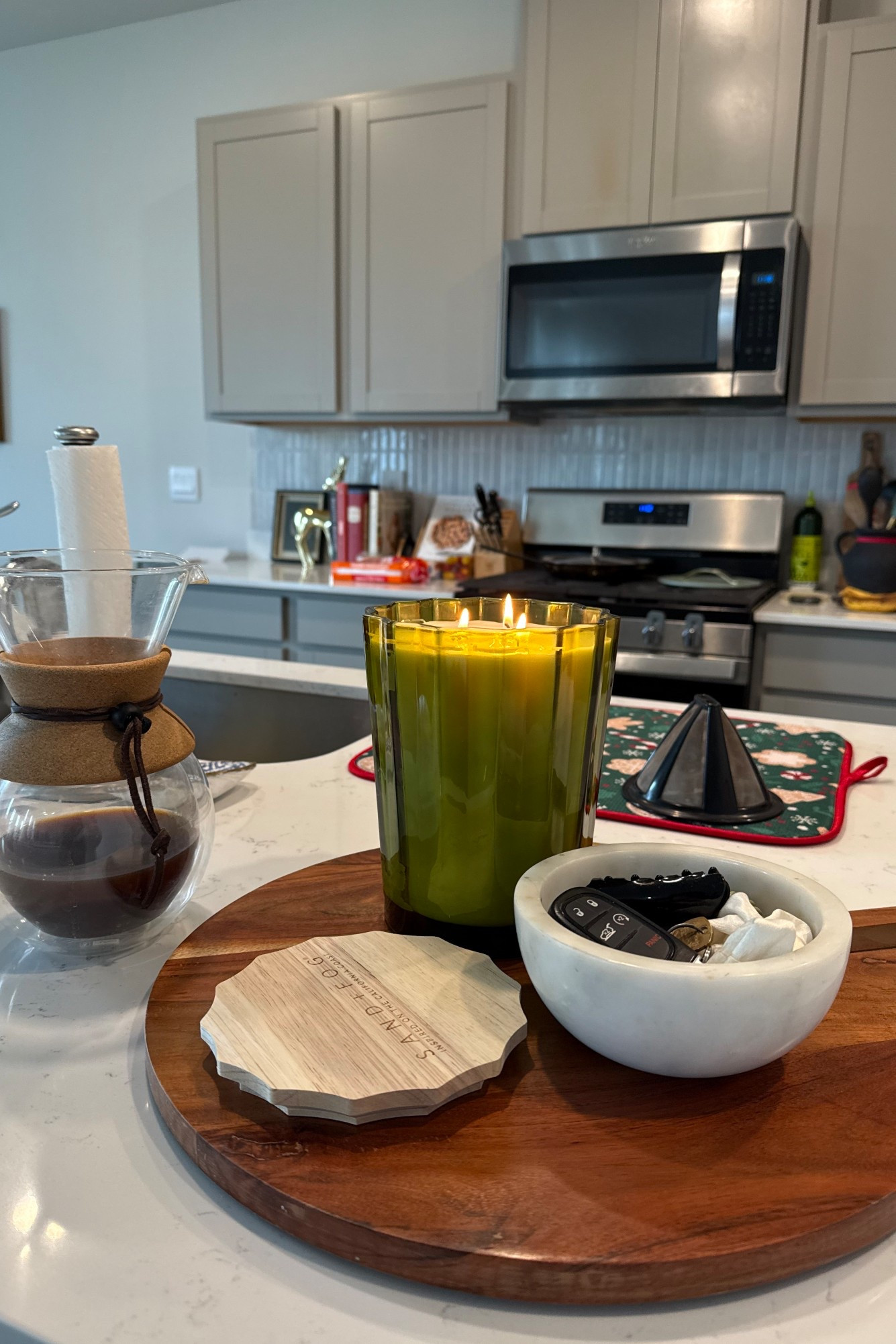 Obsessed with this massive Sand + Fog candle for Christmas. You guys they have these for way cheaper at Costco but I linked the ones I found on Amazon. The Fir scent makes our whole house smell like Christmas 🎄

#LTKselfcare #LTKHoliday #LTKGiftGuide