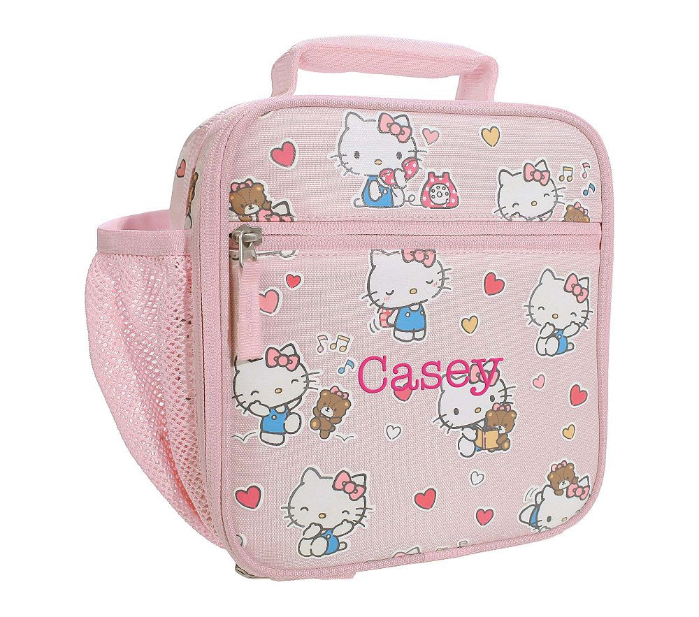 Hello Kitty\u00ae Hearts Glow-In-The-Dark Mackenzie Lunch Box | Pottery Barn Kids