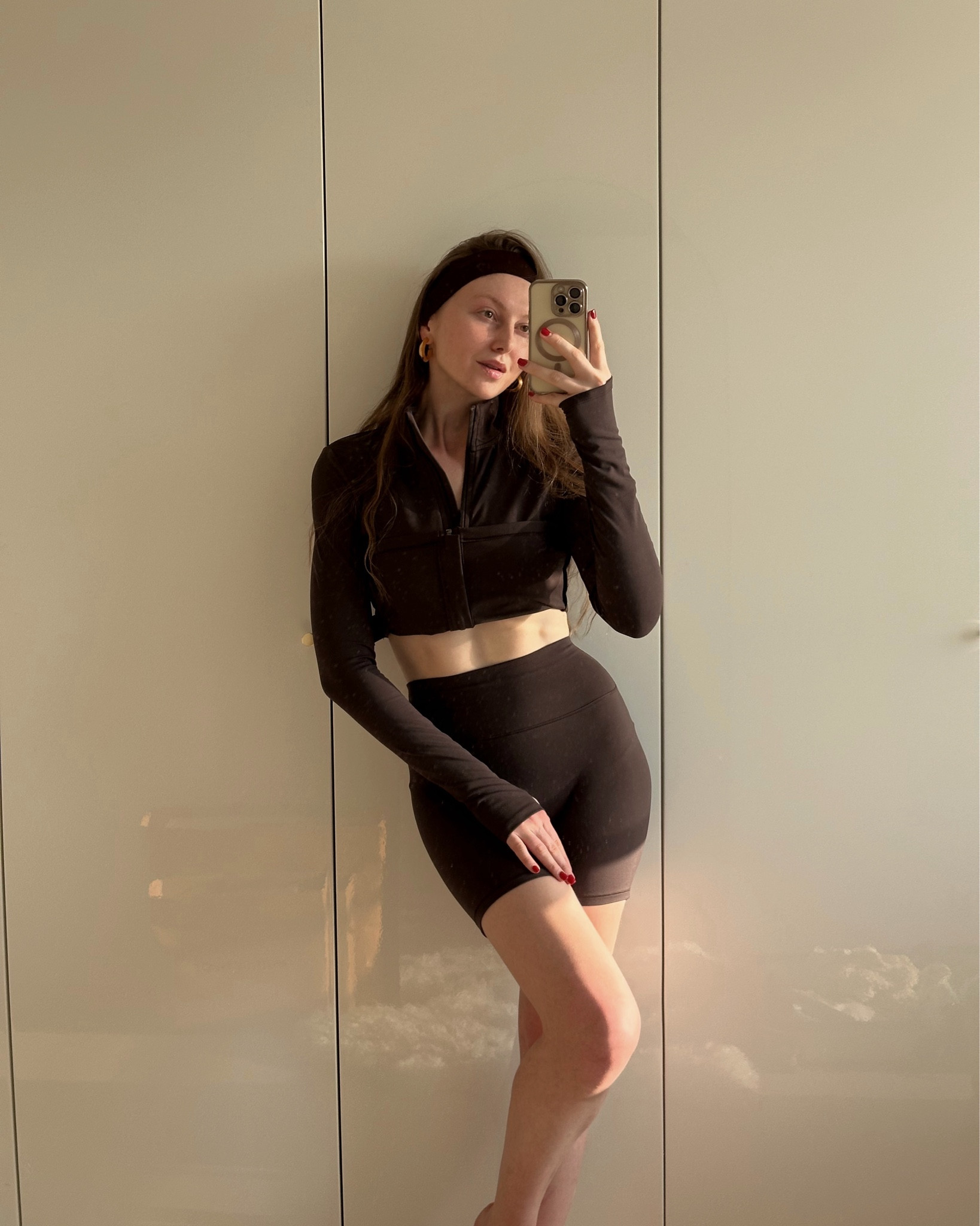 this track suit is viral for a reason:
soft lightweight fabric comes in lots of colors for your workouts, travel or even daily casual wear with sneakers and oversized shirts!

I’ve got biker shorts in butter yellow & dark brown and the matching jacket to mix & match. ruuun don’t walk! Sand watch your shapes shining😉🍑❤️‍🔥

I’m wearing size S in both shorts & zip jacket!

#LTKSeasonal #LTKWorkwear #LTKSummerEdit