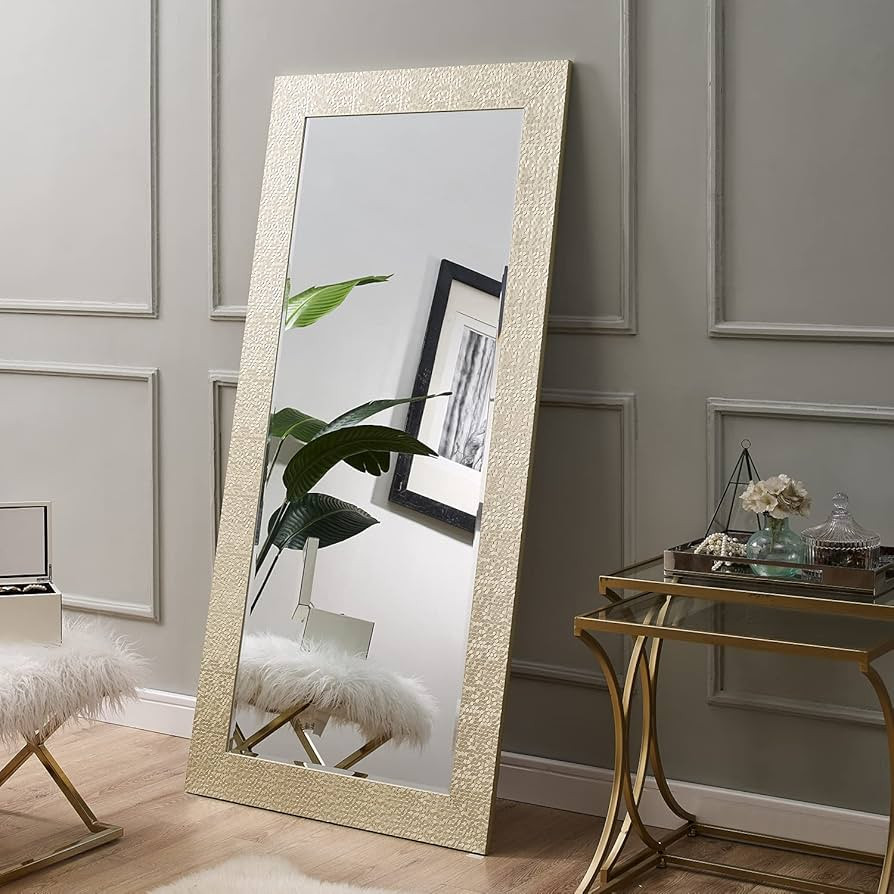 Naomi Home Mosaic Frame Full Length Mirror Full Body Mirror 65.5 x 31.5 inch Free Standing Floor ... | Amazon (US)