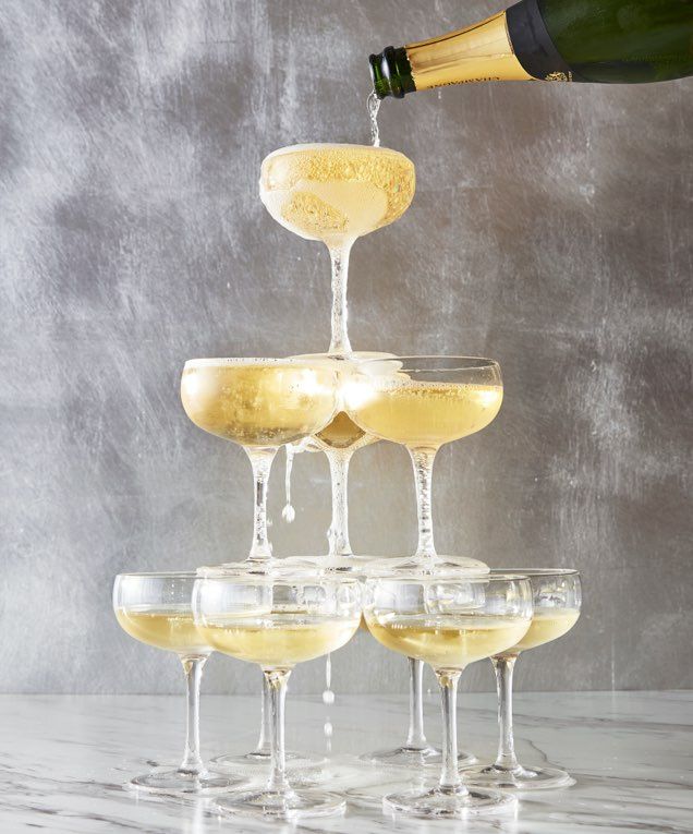Champagne Tower 10-Piece Set | Pottery Barn | Pottery Barn (US)