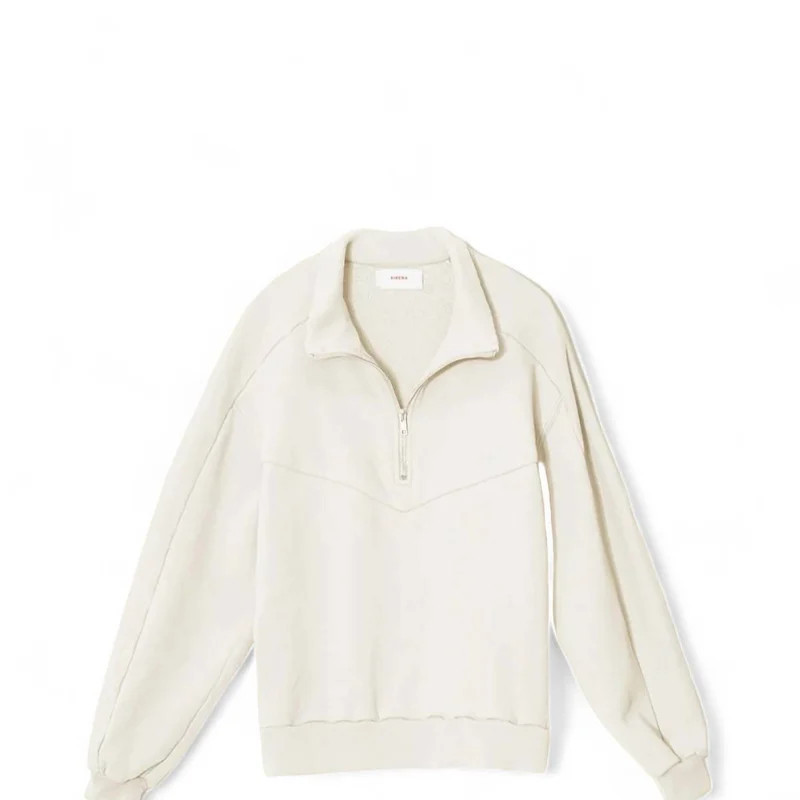 Xirena Women's Fisher Sweatshirt In Flint - White - L | Verishop