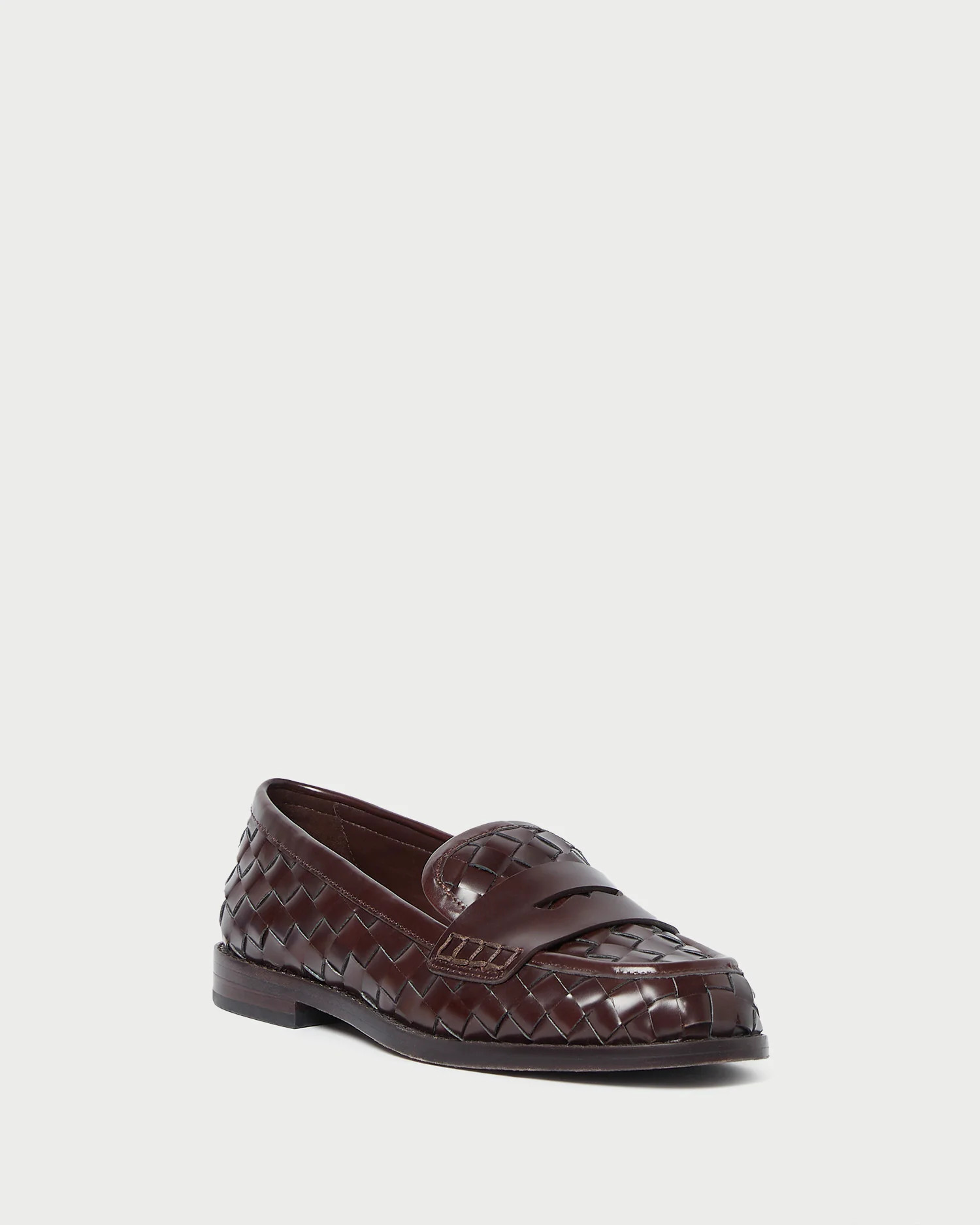 Rachel Espresso Woven Loafer | Loeffler Randall