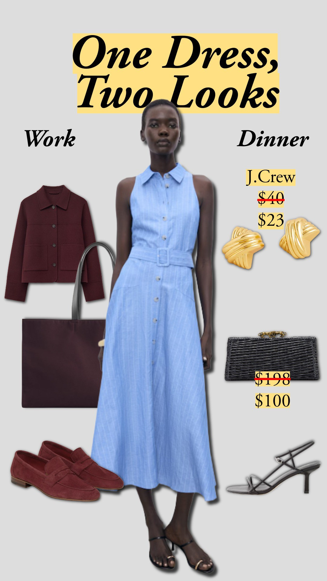 One dress, two looks 👗J.crew | Madewell | Quince | Styletip | Sale Alert 🏷️

#LTKSaleAlert #LTKWorkwear #LTKFindsUnder100