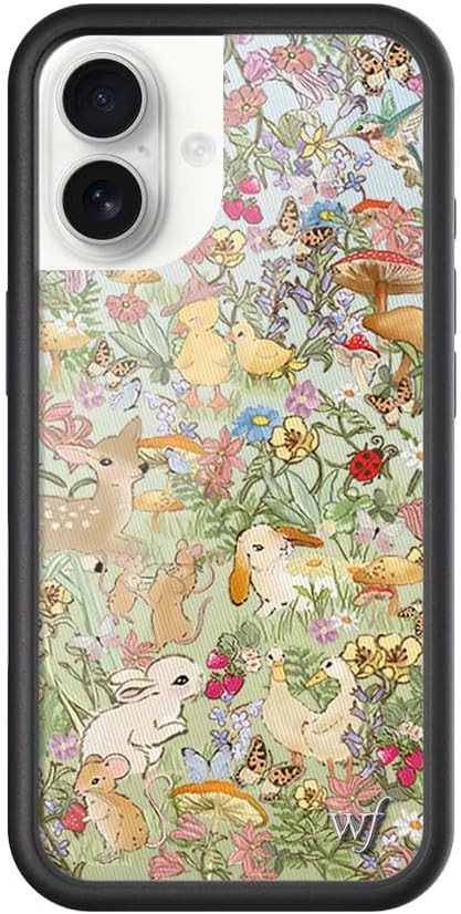 Wildflower Cases - Compatible with iPhone 17 | Protective Black Bumper, 6.5ft Drop Test Certified... | Amazon (US)