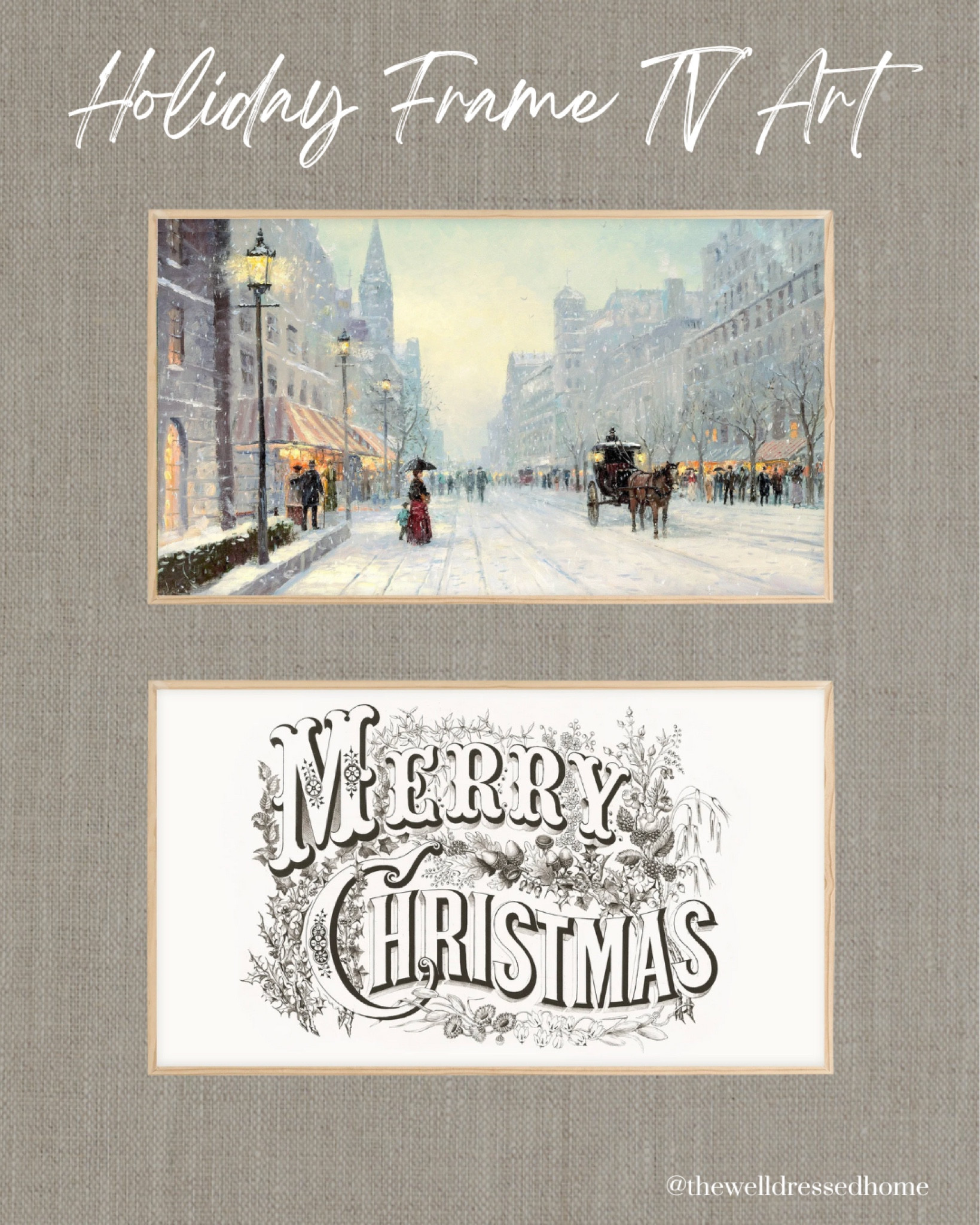 Winter Samsung Frame TV art, Christmas Samsung Frame TV Art, Holiday Samsung Frame TV art

#LTKSeasonal #LTKhome #LTKHoliday
