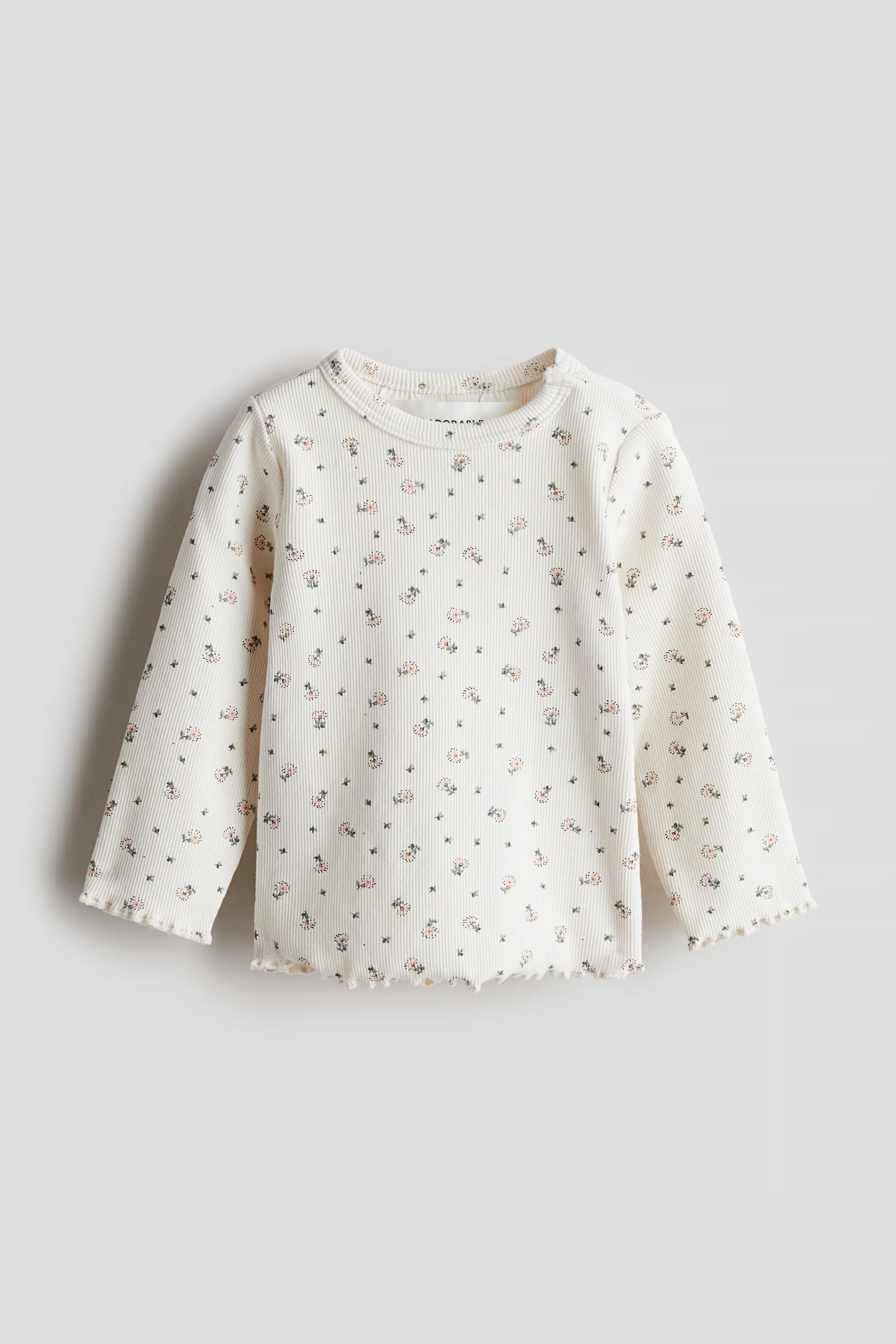 Ribbed Long-Sleeved Top | H&M (US + CA)