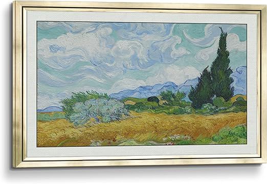 Framed 3D Giclee Print Oil Paint Canvas Wall Art Textured Like Hand Painted. Van Gogh Famous Clas... | Amazon (US)