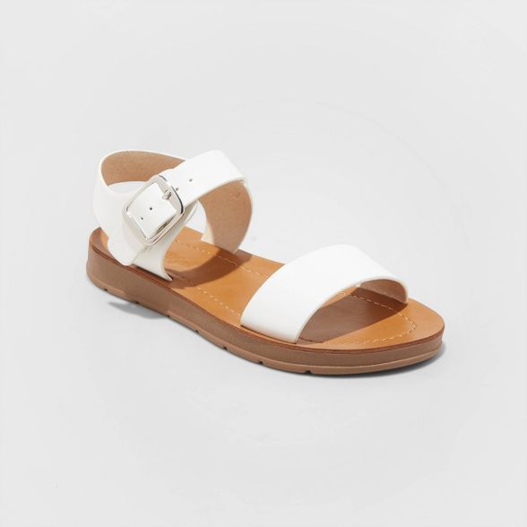 Girls' Kamila Buckle Ankle Strap Sandals - Cat & Jack™ | Target