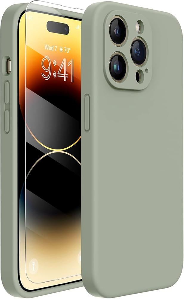 Miracase Designed for iPhone 14 Pro Max Phone Case with Screen Protector,[Upgraded Enhanced Camer... | Amazon (US)
