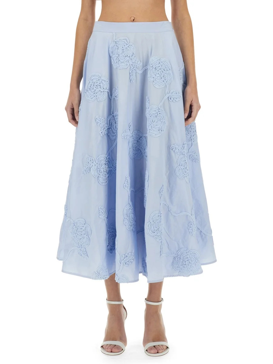 ROTATE Flower Maxi Skirt | Cettire Global