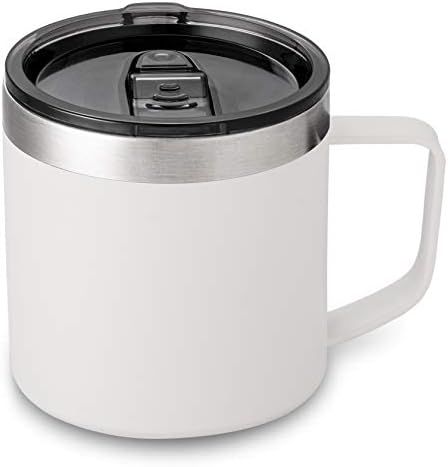 Lafaso 14oz Stainless Steel Coffee Mug With Handle,Double Walled Vacuum Travel Insulated Coffee M... | Amazon (US)