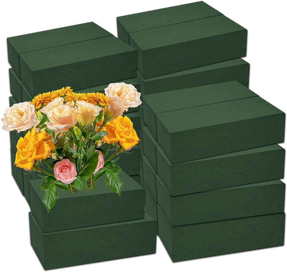 CANIPHA 30Pieces Floral Foam Blocks, Green Floral Foam for Flower Arrangements, Flower Foam Block... | Amazon (US)