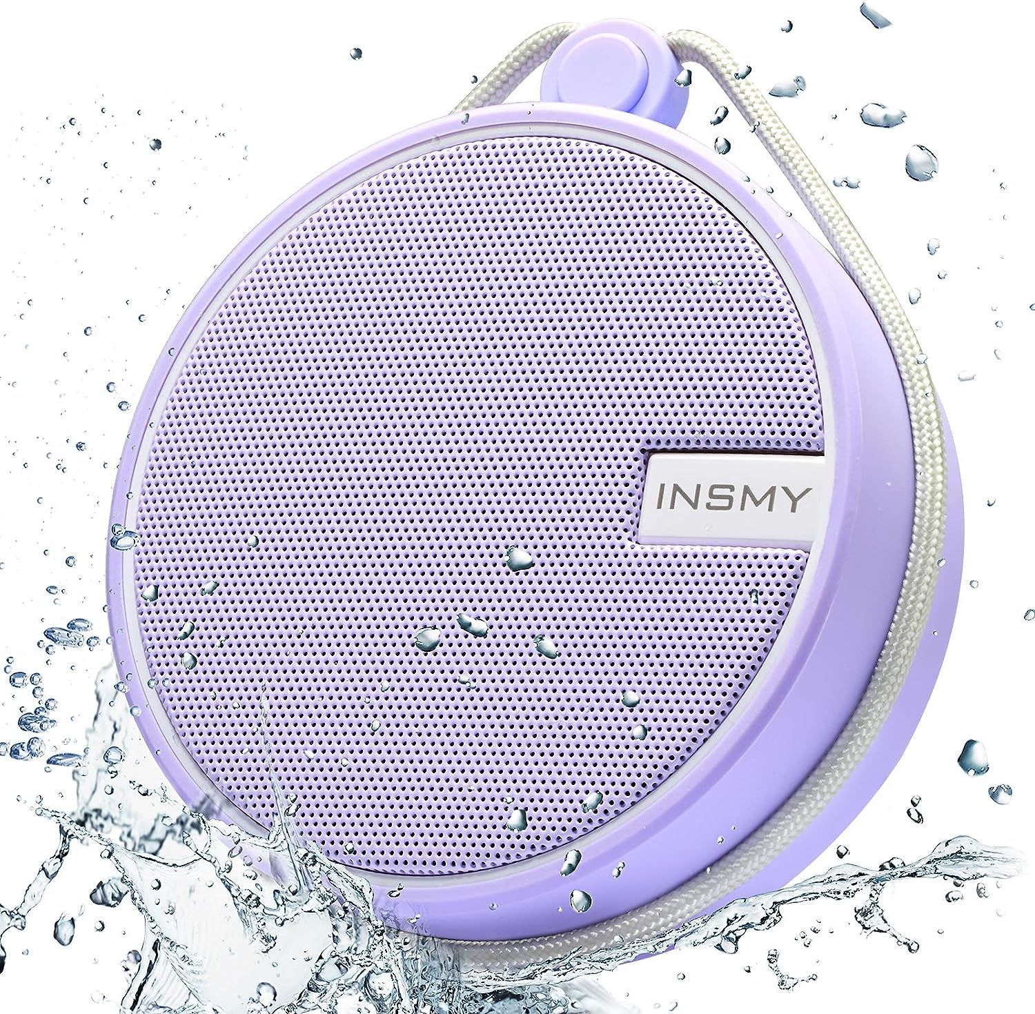 INSMY Portable IPX7 Waterproof Bluetooth Speaker, Wireless Outdoor Speaker Shower Speaker, with H... | Amazon (US)