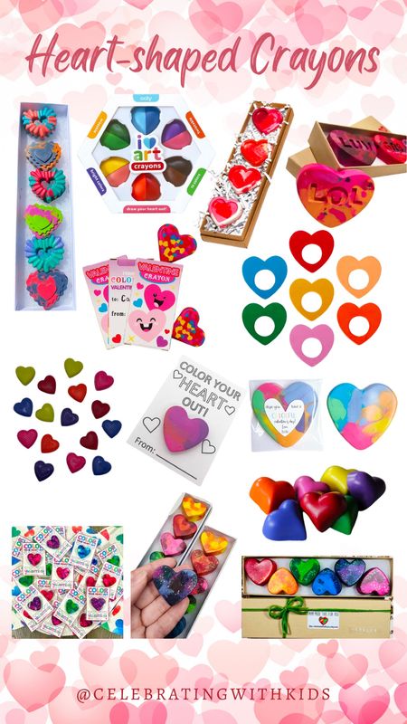 Heart-shaped crayons: the perfect Valentine's gift or giveaway for the little artists in your life. Spread creativity and love! 🖍️❤️ #ValentinesGifts #KidsCrafts #HeartCrayons #ValentineGiveaways #CreativeKids



#LTKkids #LTKSeasonal