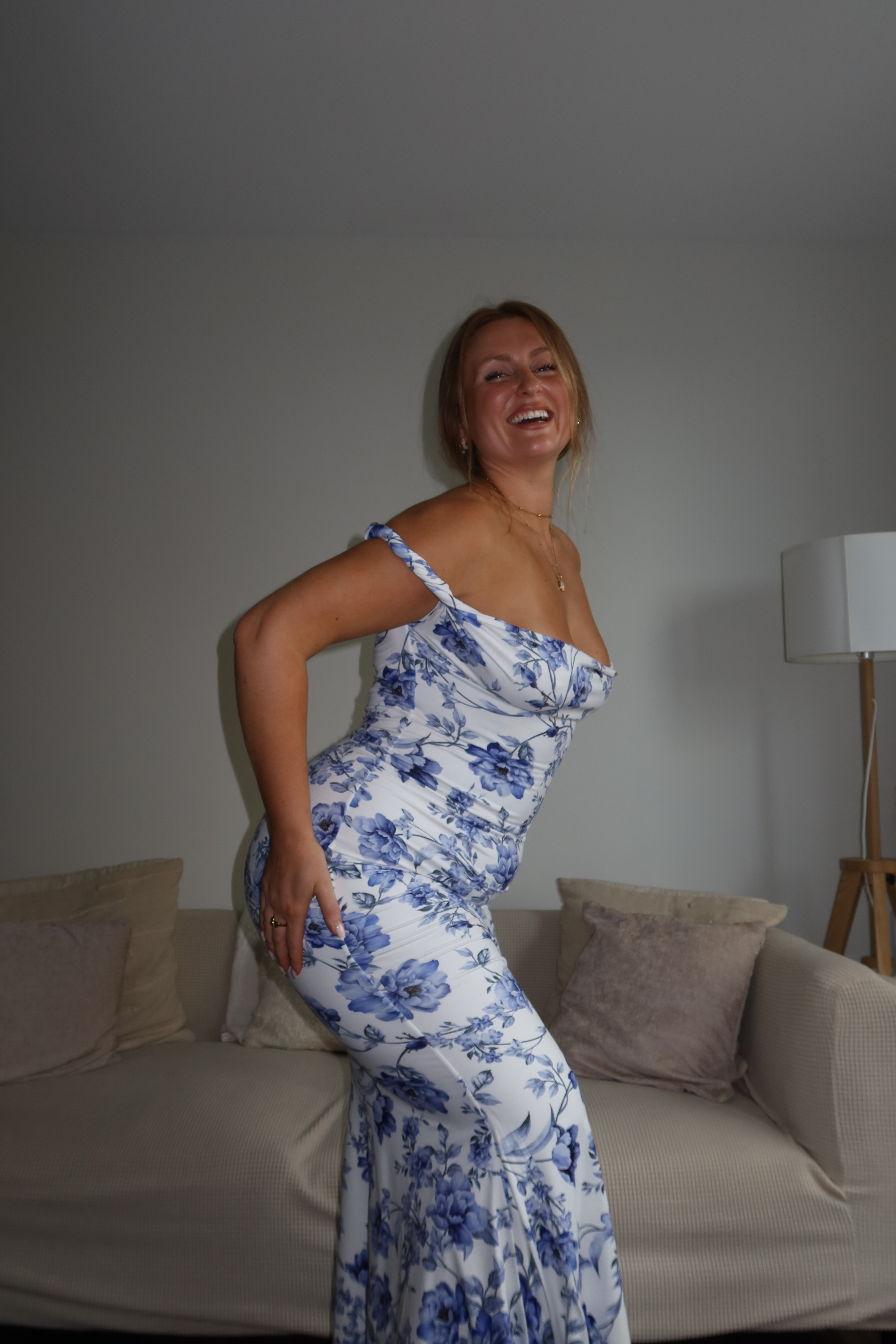 💙 Summer dress, floral dress, Club L London, outfit idea, occasionwear  

 #LTKuk #LTKsummer #LTKcurves