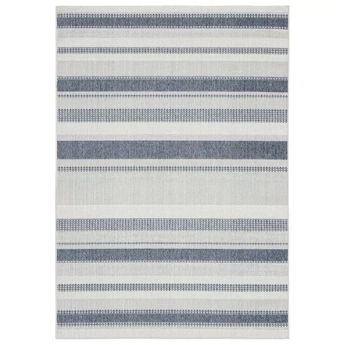 5&#39;3&#34; x 7&#39;3&#34; Tripoli Mateo Indoor/Outdoor Rug Dark Blue/Cream - Home Dynamix | Target