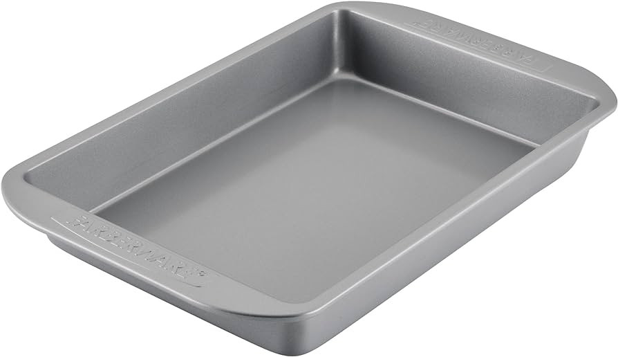 Farberware Nonstick Bakeware Baking Pan / Nonstick Cake Pan, Rectangle - 9 Inch x 13 Inch, Gray | Amazon (US)