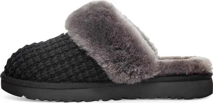 Cozy Knit Genuine Shearling Slipper (Women) | Nordstrom