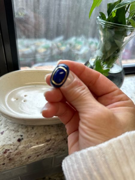 Mother’s Day gift idea! Lapis ring from #Analuisany is everyday-sturdy with so much timeless style  

#LTKGiftGuide