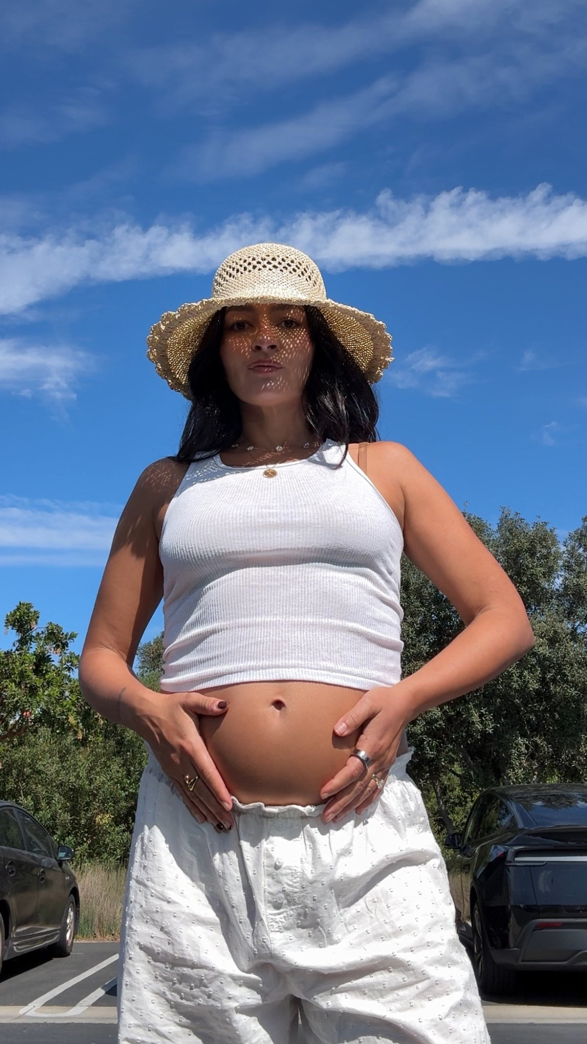 #pregnantoutfit #pregnantstyle #bumpstyle #maternityfashion #springoutfit