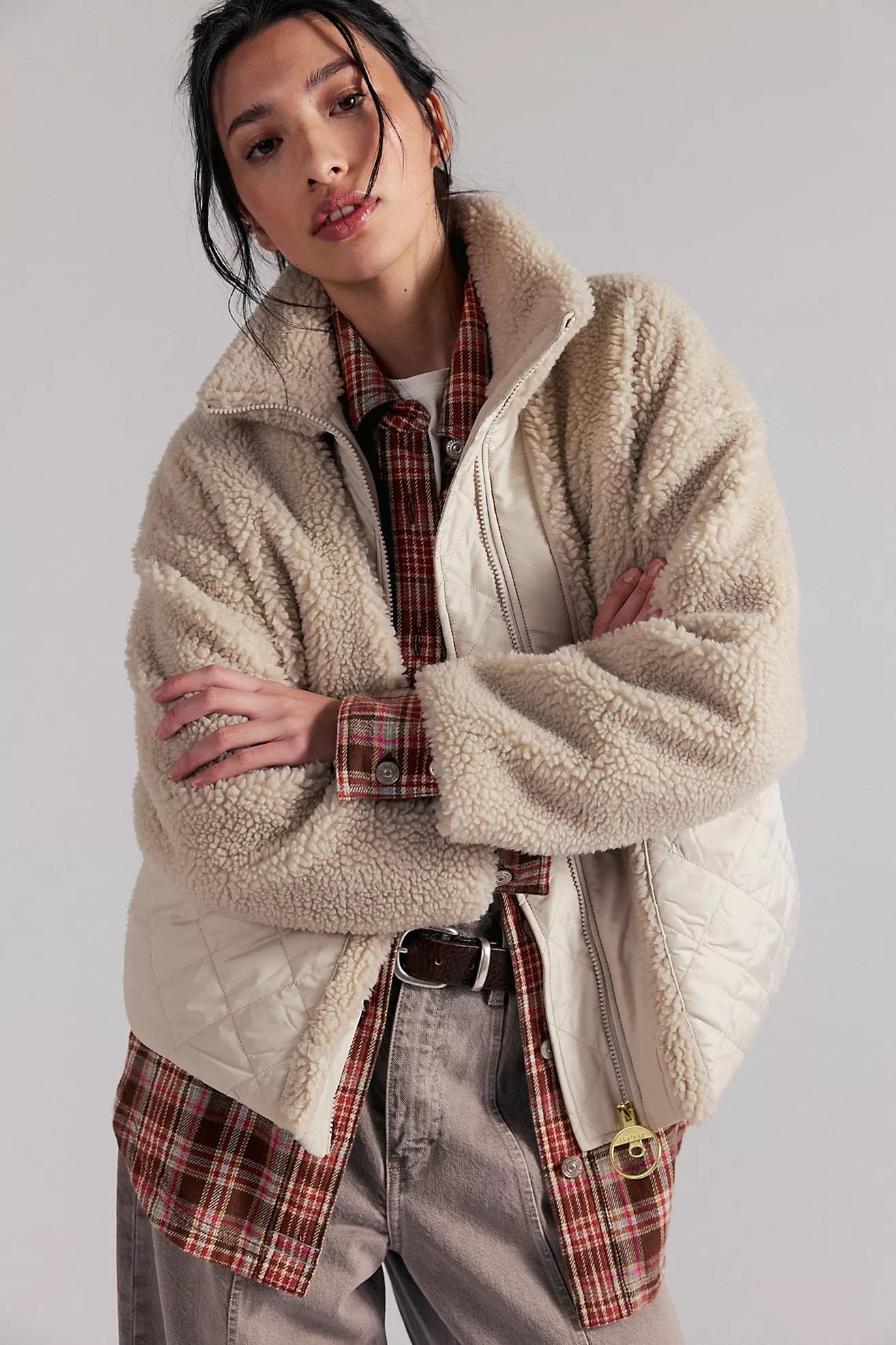 Barbour Brawby Fleece Jacket | Free People (Global - UK&FR Excluded)