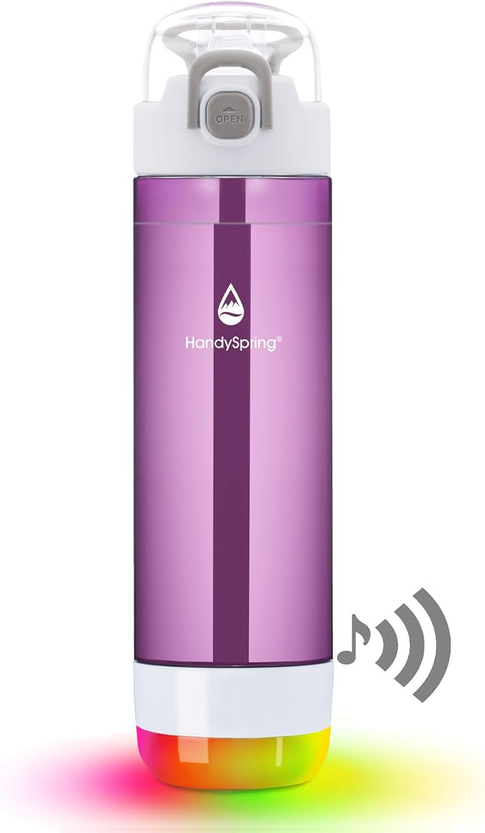 Smart Water Bottle with Reminder To Drink Water, Lights And Sound, Water Intake Tracker, Recharge... | Amazon (US)