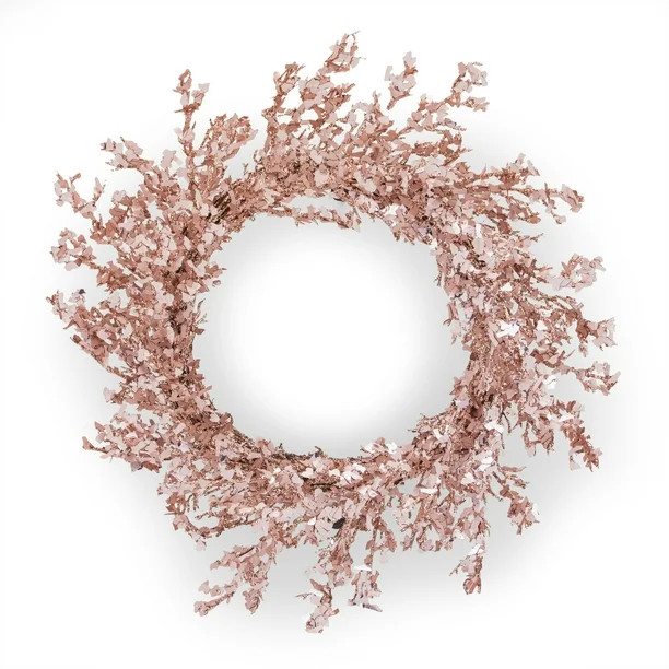 Belham Living Rose Gold Christmas Wreath, 20 in | Walmart (US)