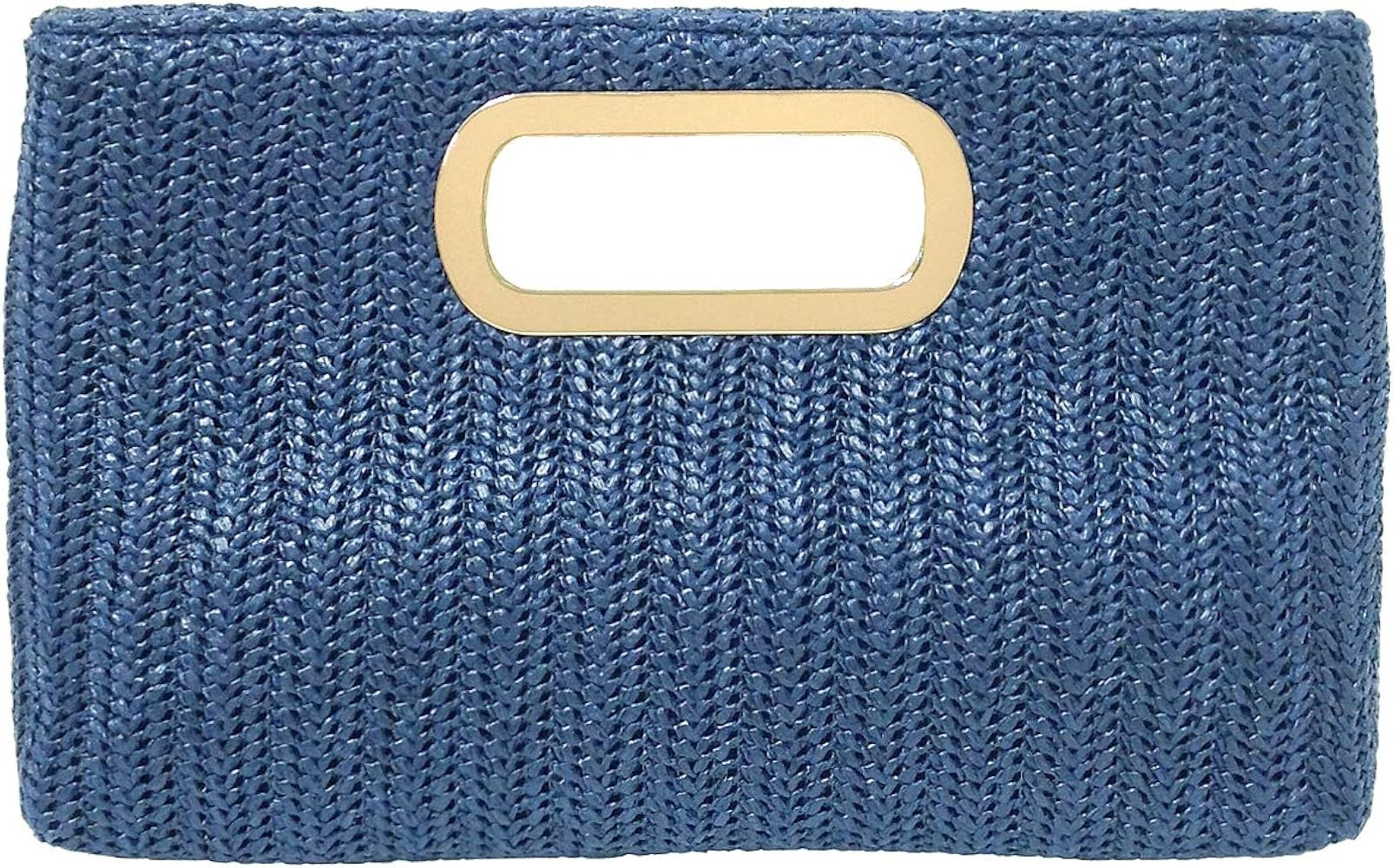Top Handle Straw Clutch | Amazon (US)