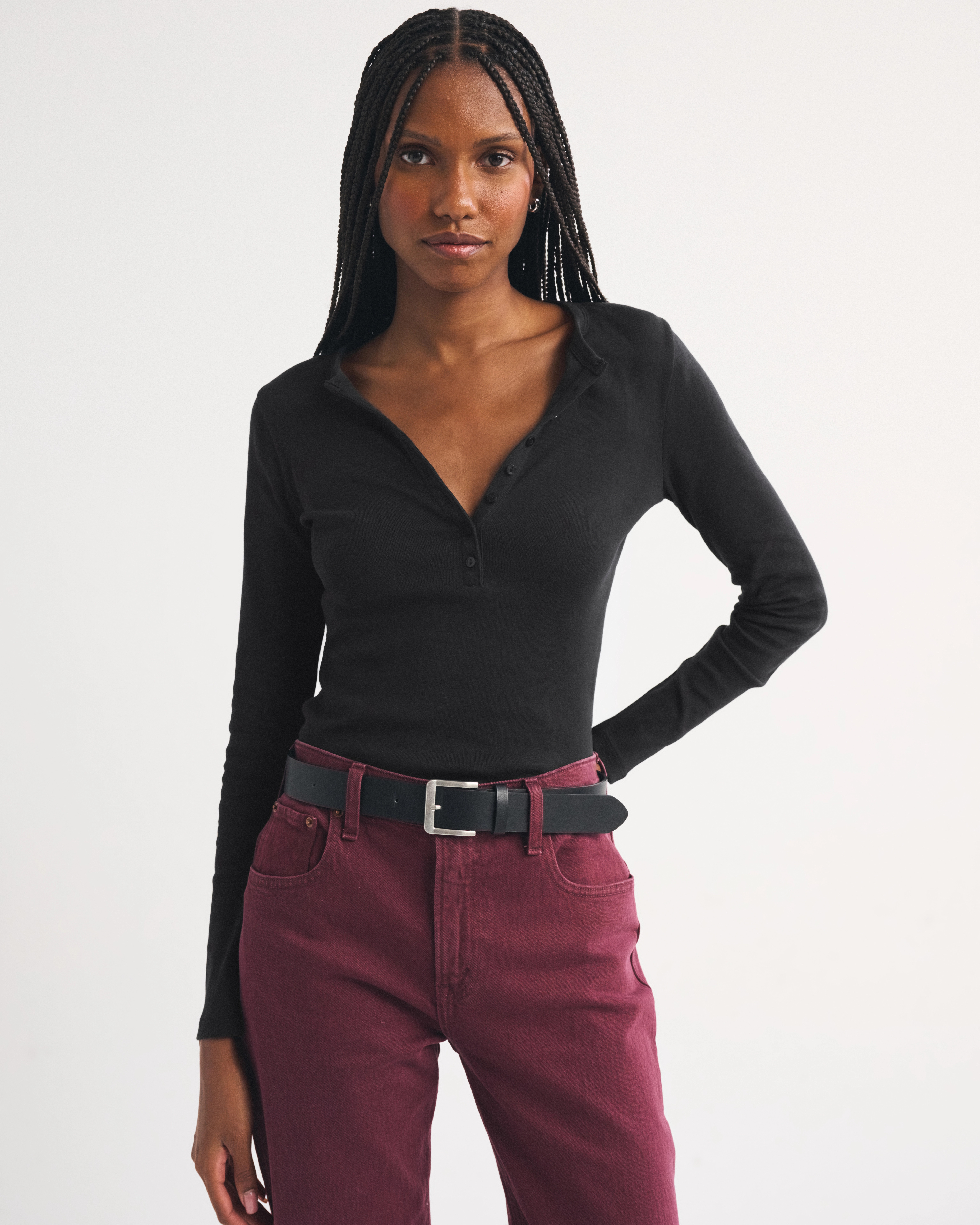 Long-Sleeve Henley | Abercrombie & Fitch (US)