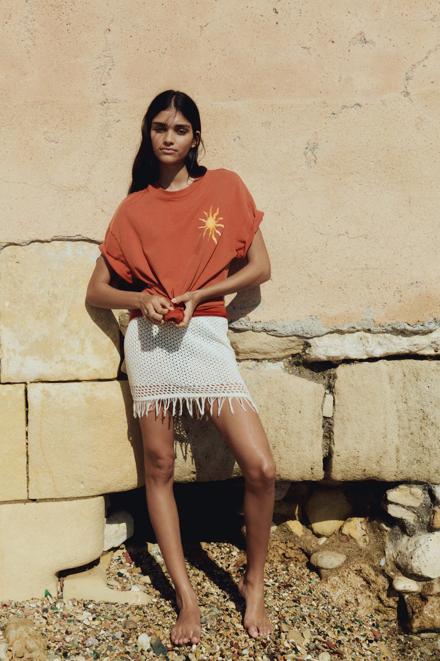 Oversized motif-detail T-shirt | H&M (UK, MY, IN, SG, PH, TW, HK)