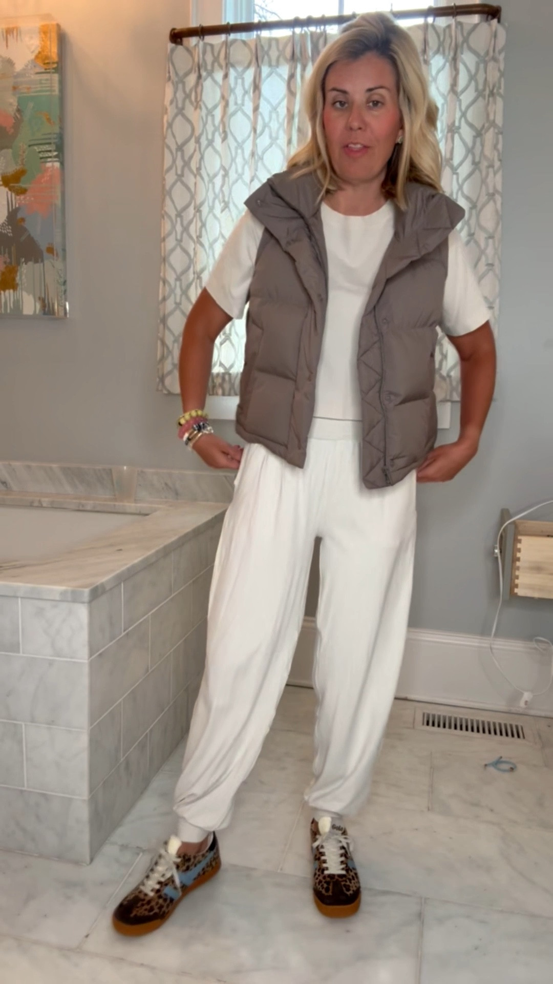 Easy OOTD! Lululemon for the WIN! 

Tee - xs
Joggers - xs
Vest - 2
Sneaker - 8 tts

#LTKootd #LTKfitnessgoals #LTKmomlife