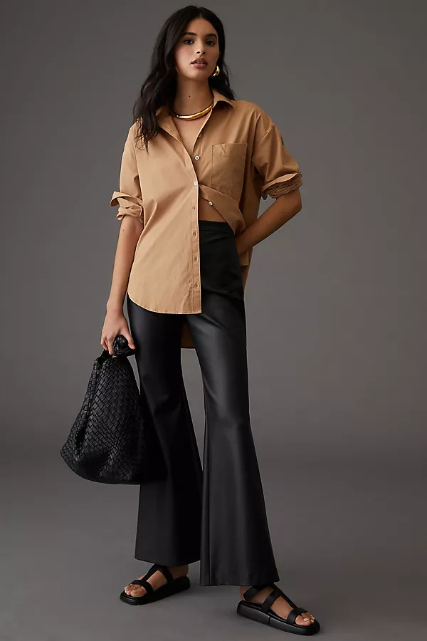 Hutch Faux Leather Pants By Hutch in Black Size 14 | Anthropologie (US)