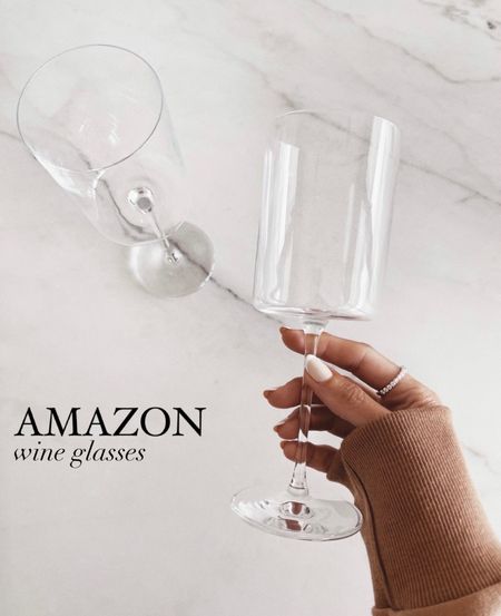 Amazon wine glasses, amazon find, home favorites #StylinbyAylin 

#LTKhome #LTKunder100 #LTKstyletip