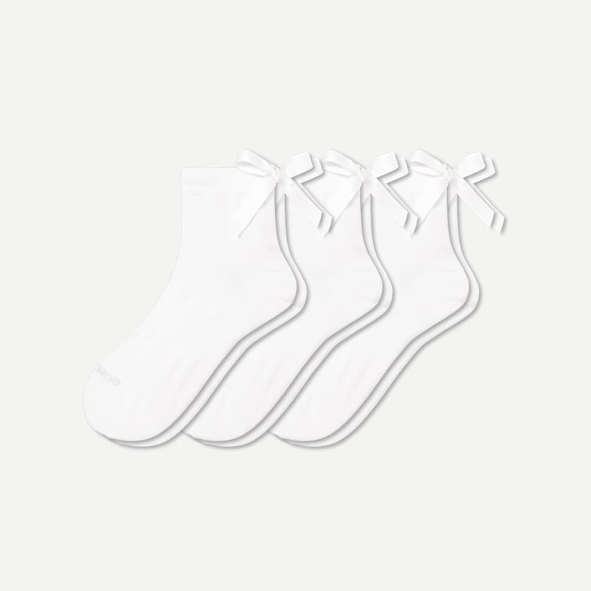 Women's Lightweight Bow Quarter Sock 3-Pack | Bombas