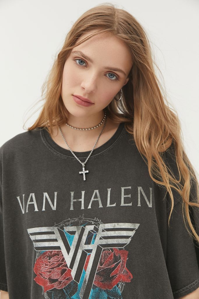 Van Halen Roses T-Shirt Dress | Urban Outfitters (US and RoW)