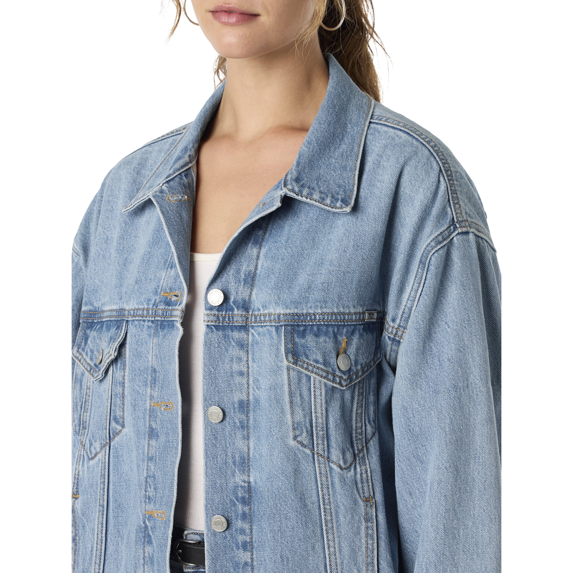 Levi Strauss Signature Women's Loose Trucker, Sizes XS-XXL | Walmart (US)