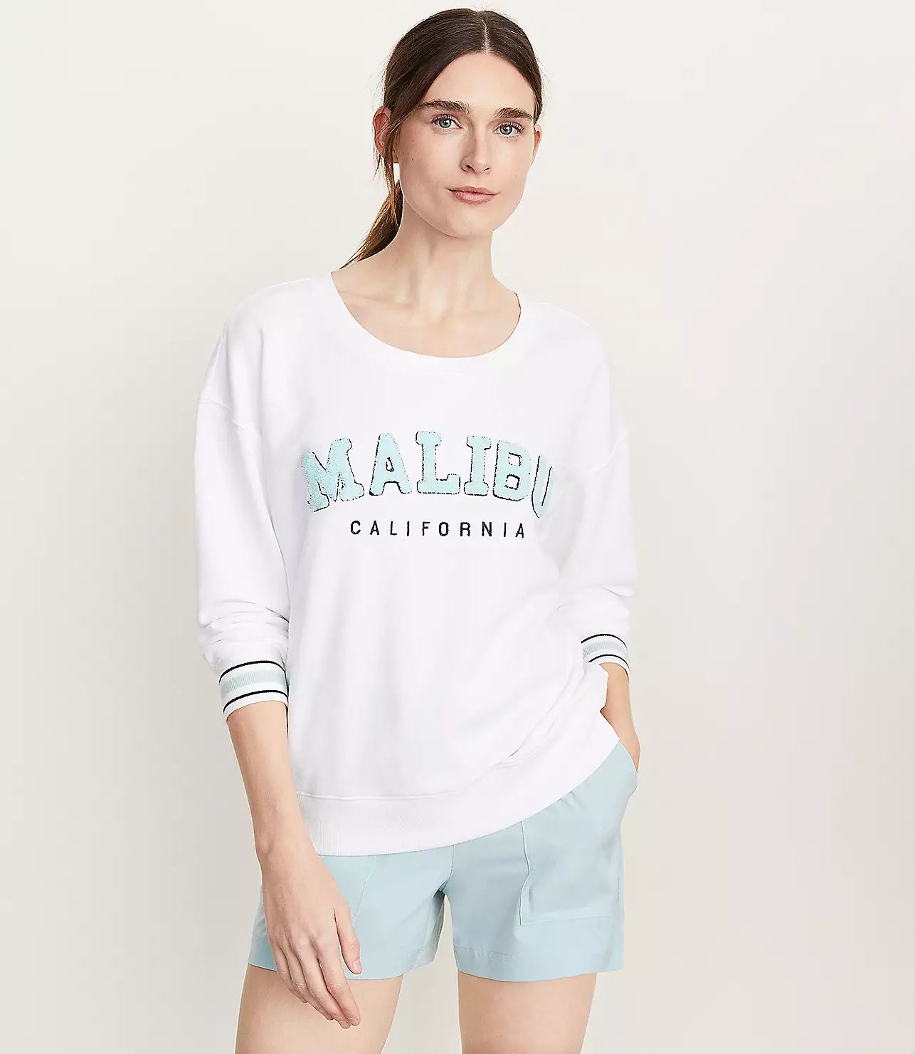 Lou & Grey Malibu Cozy Cotton Sweatshirt | LOFT
