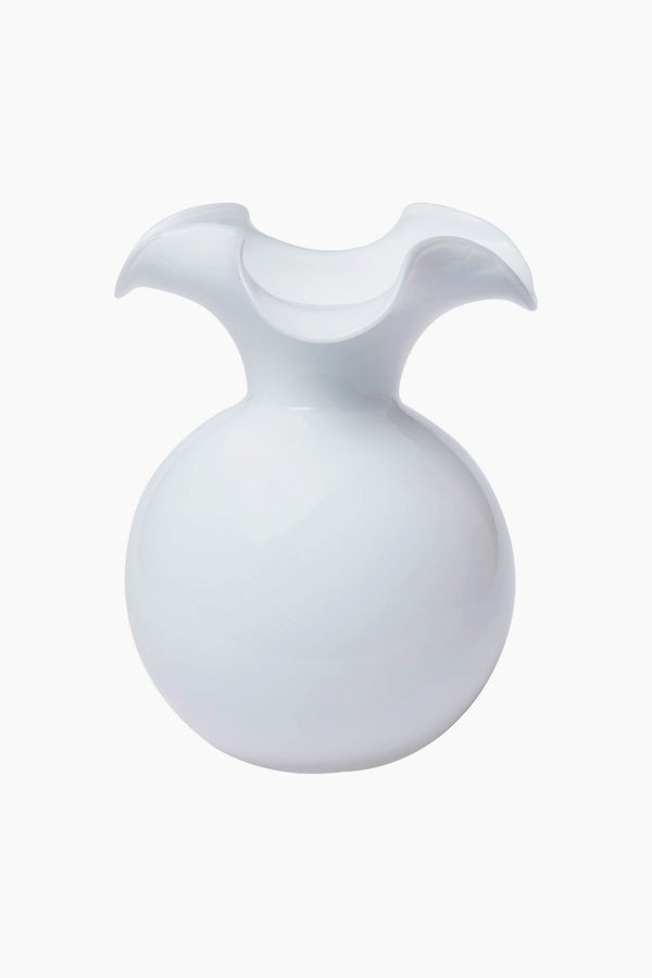 Hibiscus Glass Small White Bud Vase | Tuckernuck (US)
