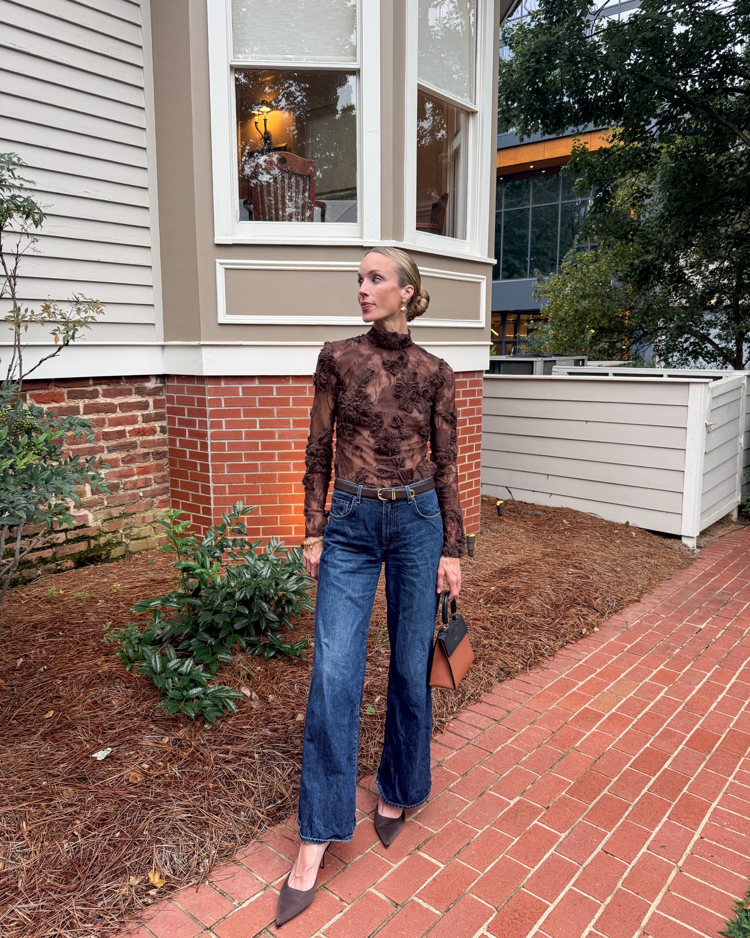 Date night ✨ S/2 in sheer lace top, 25 in jeans, mules TTS

#LTKootd #LTKgrwm #LTKSeasonal