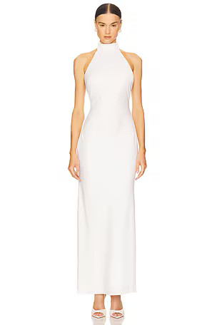 Bobbi Gown in Champagne Beige | Revolve Clothing (Global)