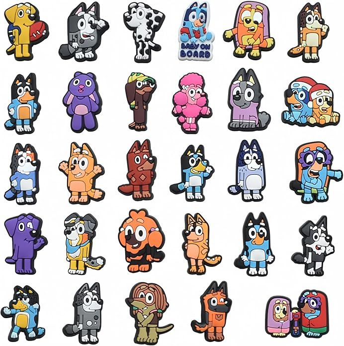 29 Pieces Shoe Charms Pack, No-Repeat Decorations For Cartoon Shoes Accessories Girls Boys Teens ... | Amazon (US)