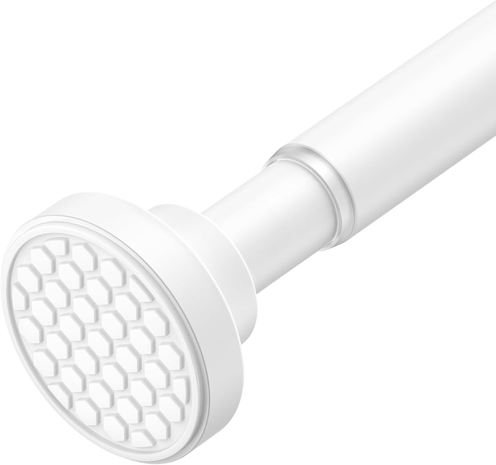 AIZESI Shower Curtain Rod, Adjustable 41-75 Inch Spring Tension Shower Rod, 1" Diameter Tension C... | Amazon (US)
