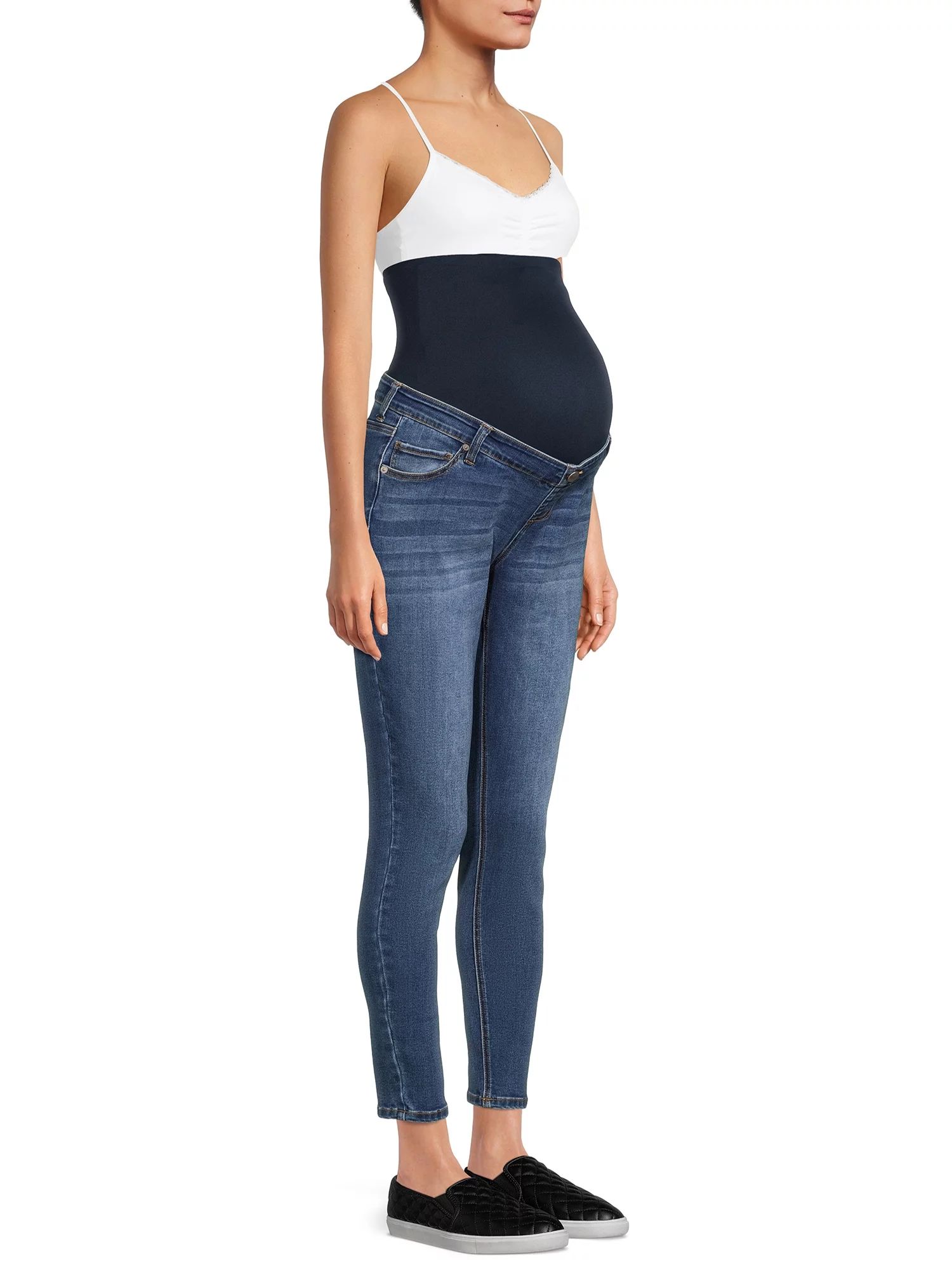 Time and Tru Women's Maternity Skinny Jeans | Walmart (US)