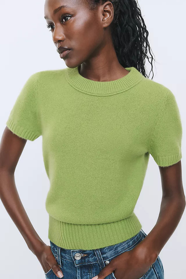 Mercer Cashmere Short Sleeve Sweater | Anthropologie (US)