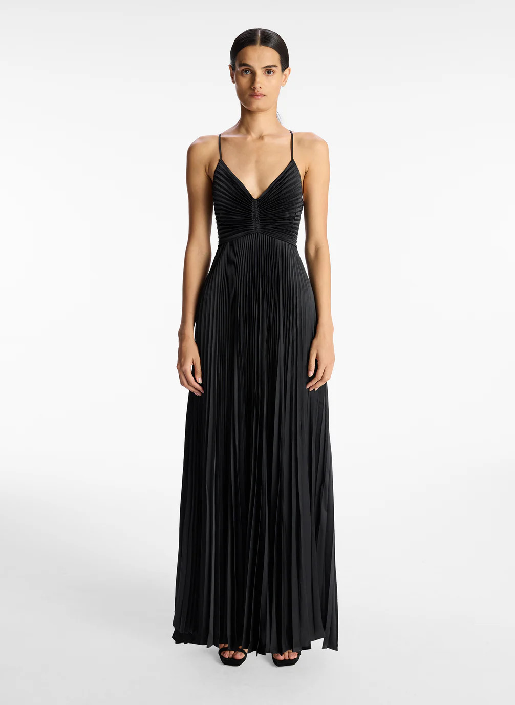 Aries Satin Pleated Dress | A.L.C