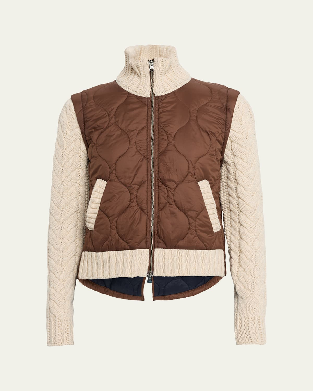 Patra Mixed-Media Jacket | Bergdorf Goodman