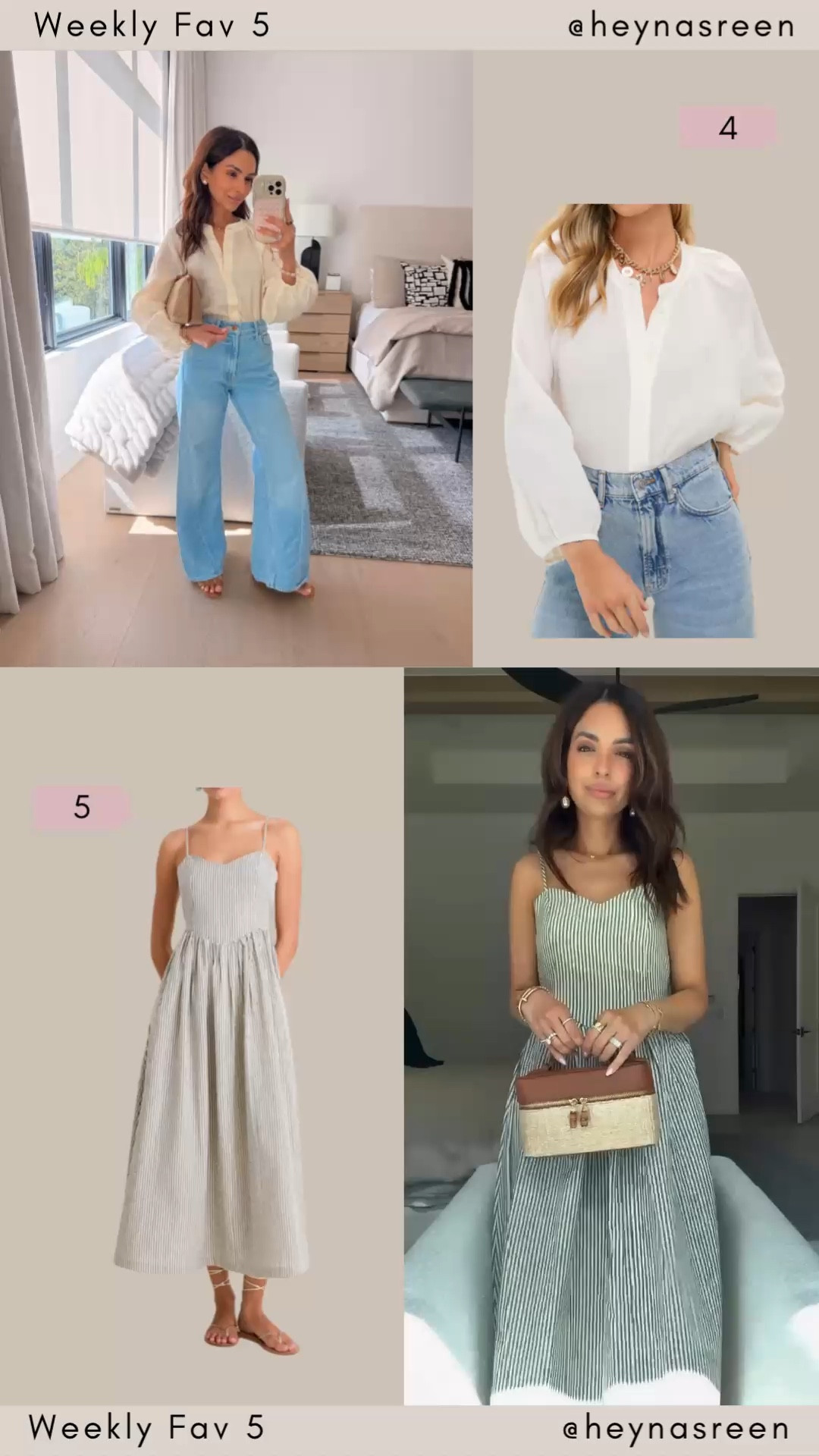 Fav 5:
#4: Tuckernuck blouse 
#5: Tuckernuck dress 