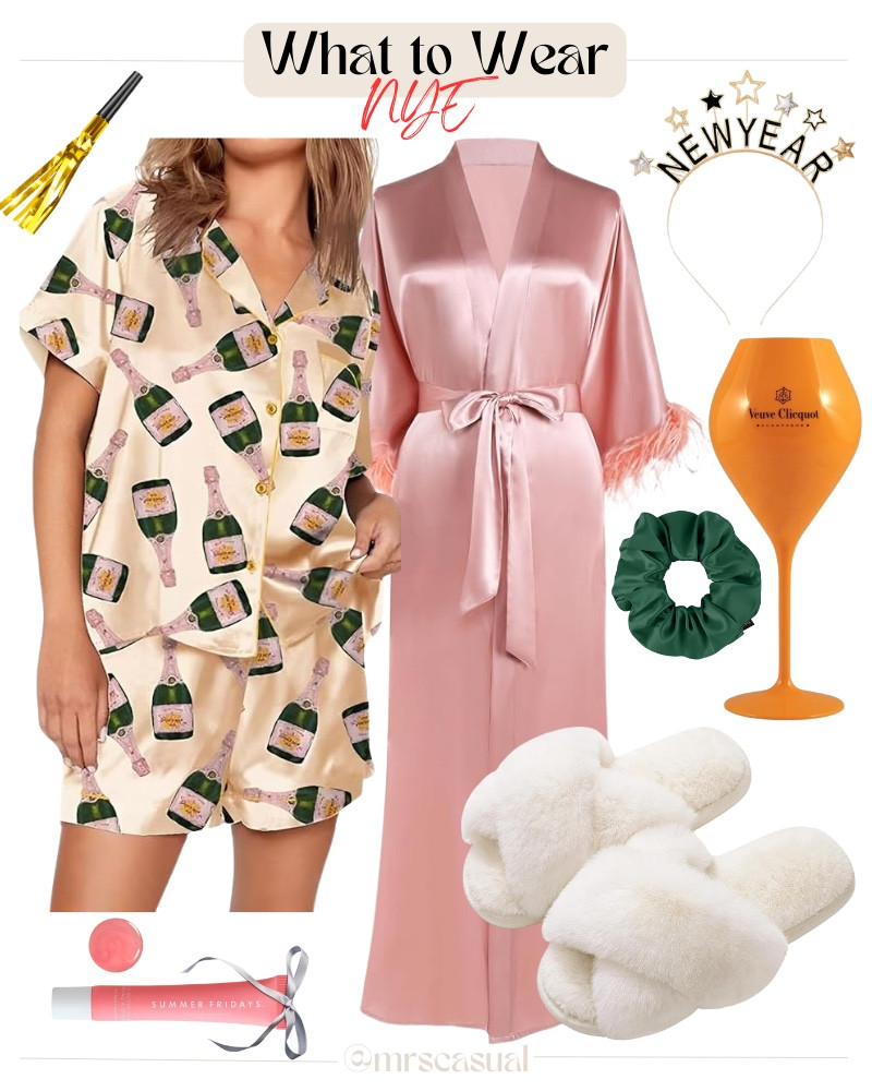 NYE plans = pajamas, champagne, and cozy vibes 🥂🤍 🔗

#LTKSeasonal #LTKHoliday #LTKOver40