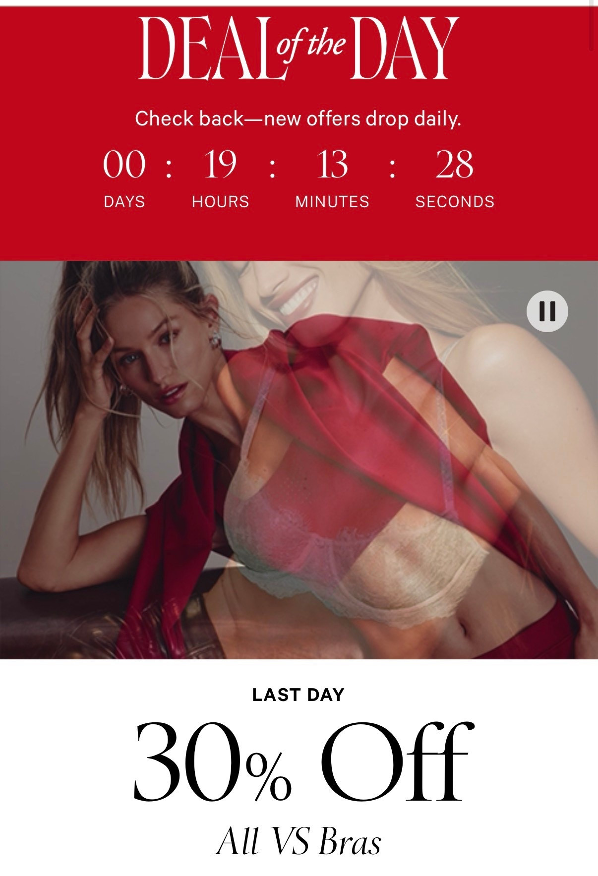 Deal of the day: 30% OFF ALL Victoria’s Secret bras 😍
If you’ve been needing a refresh — new everyday bras, comfy wireless styles, push-ups, sports bras, ALL OF IT — today is the day to shop!!

I linked all my favorite picks on LTK so you can grab your faves while they’re still on sale.

#ShoppingWithPriiincesss #Atlantamom #Atlantabloggers #Atlantablogger #AtlantaCreator #Atlantacontentcreators #Atlantacontentcreator #victoriassecret #vsbras #lingeriesale #dealalert #LTKsalealert #LTKFinds #LTKlingerie #holidaydeals

#LTKSaleAlert #LTKGiftGuide #LTKHoliday